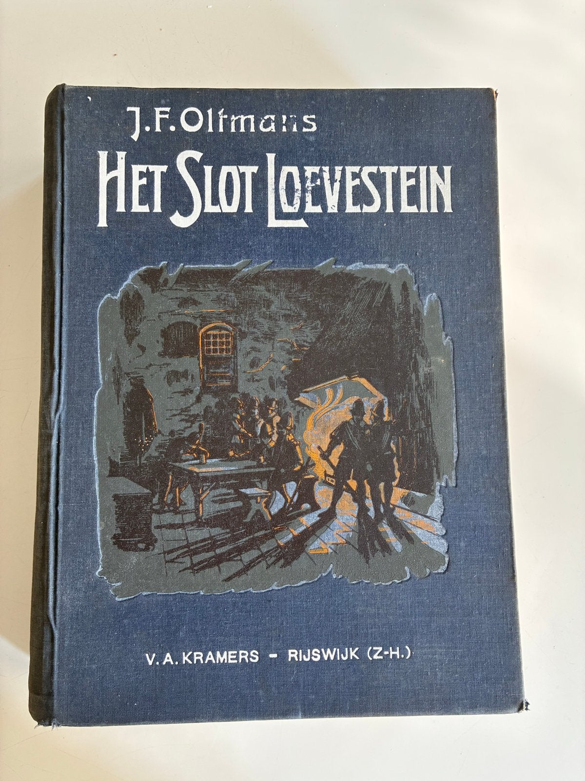 J.F. Oltmans - Het Slot Loevestein (Geïllustreerde Uitgave), Boeken, Ophalen of Verzenden, Gelezen