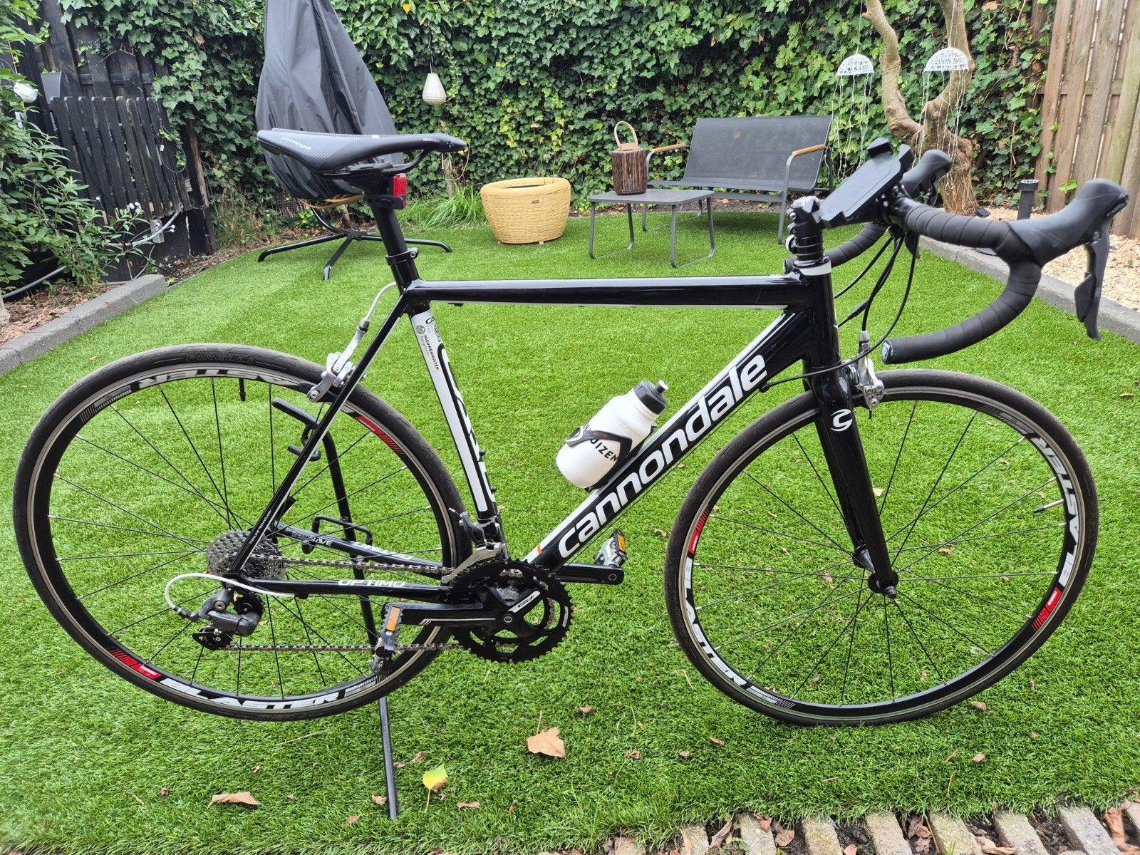 NIEUWSTAAT !! CANNONDALE CAAD OPTIMO Racefiets  2x9 Shimano, Ophalen, Zo goed als nieuw, Overige merken, Aluminium