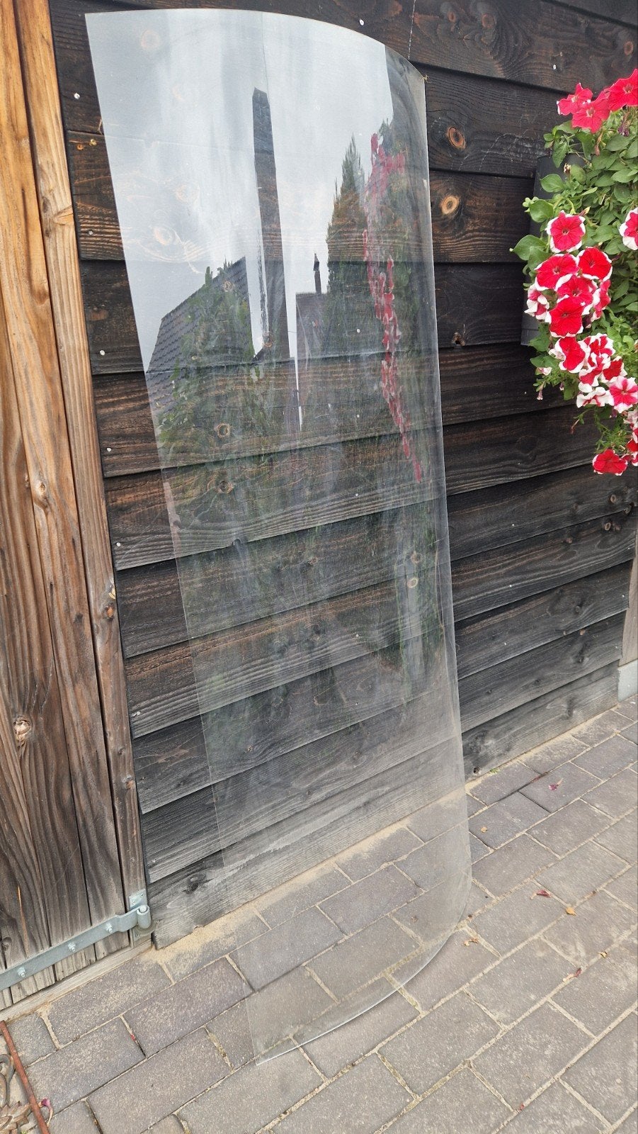 Plexiglas 74x180, Ophalen, Gebruikt, 80 tot 120 cm, 160 cm of meer