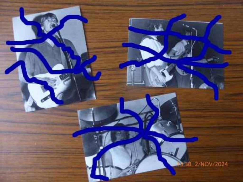 De Nits - drie originele zwart/wit foto's uit beginperiode, 1960 tot 1980, Foto, Nieuw, Ophalen of Verzenden