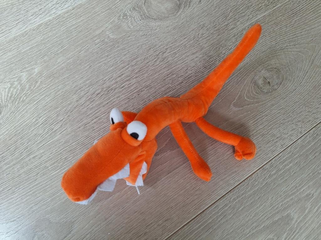 Rainbow Friends Orange Knuffel, Oranje, Gebruikt, Overige typen, Ophalen of Verzenden