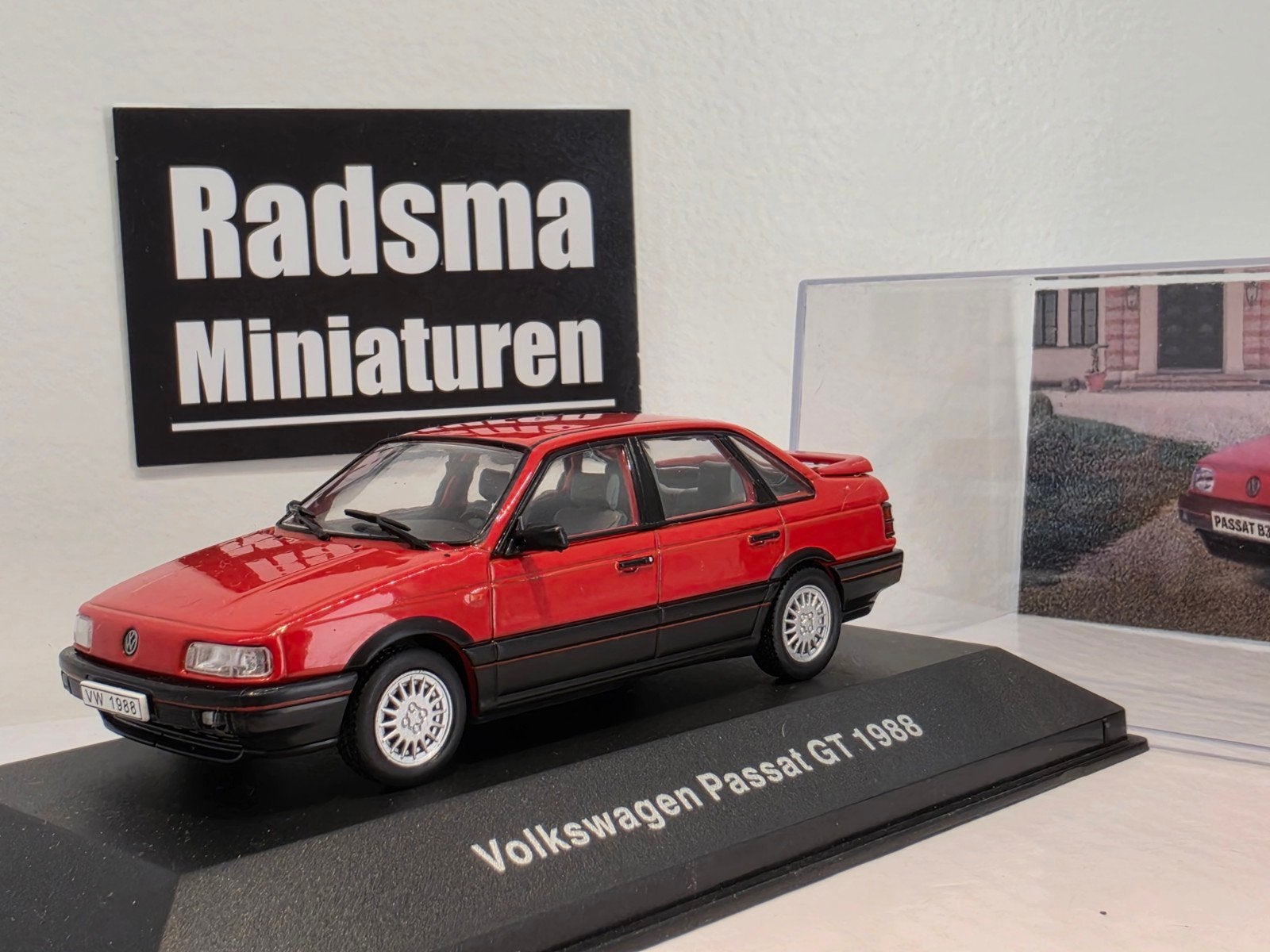 Volkswagen Passat GT 1988 "Neusbeer" 1:43 Ixo/Altaya, Overige merken, Auto, Ophalen of Verzenden, Zo goed als nieuw