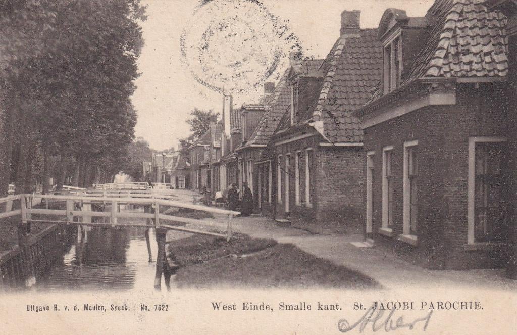 St. Jacobi Parochie, 1905., Verzamelen, Verzenden, Voor 1920, Gelopen, Friesland