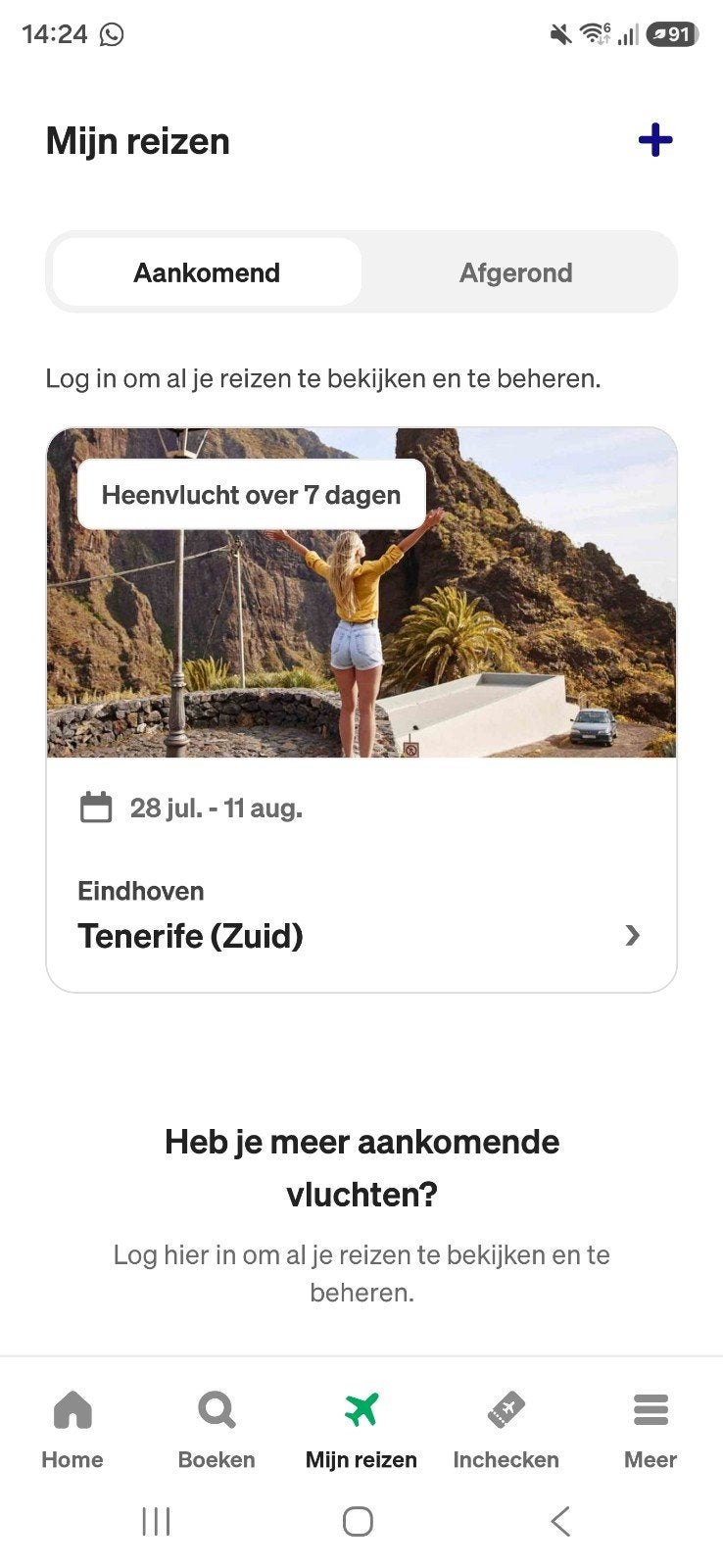 4x Retour tickets EINDHOVEN- Tenerife., Tickets en Kaartjes, Drie personen of meer, Vliegtuig, Met bestemming of datum