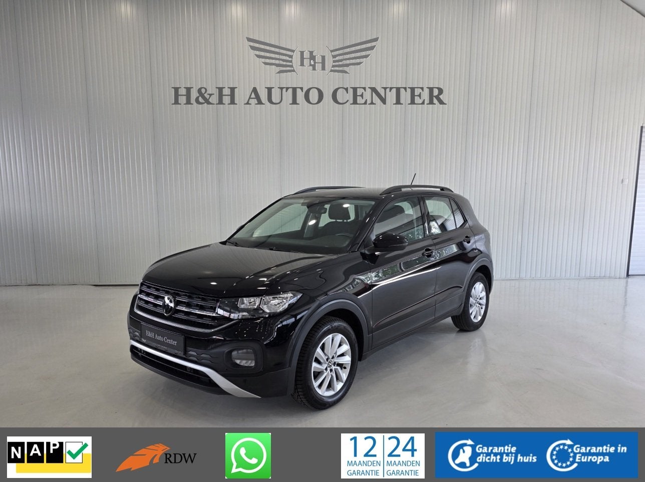 Volkswagen T-Cross 1.0 TSI Life |111PK |Carplay| (bj 2024), Auto's, Voorwielaandrijving, Gebruikt, Zwart, Met garantie (alle)