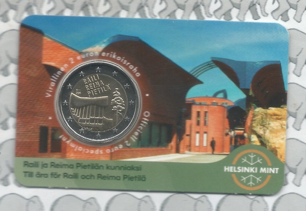 Finland 2 euro 2026 (41)"Reili en Reima Pietilä" (coincard), Ophalen of Verzenden, Finland, 2 euro, Losse munt