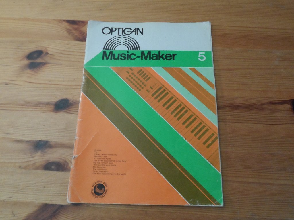 Optigan - music maker deel 5, Gebruikt, Les of Cursus, Ophalen of Verzenden, Populair