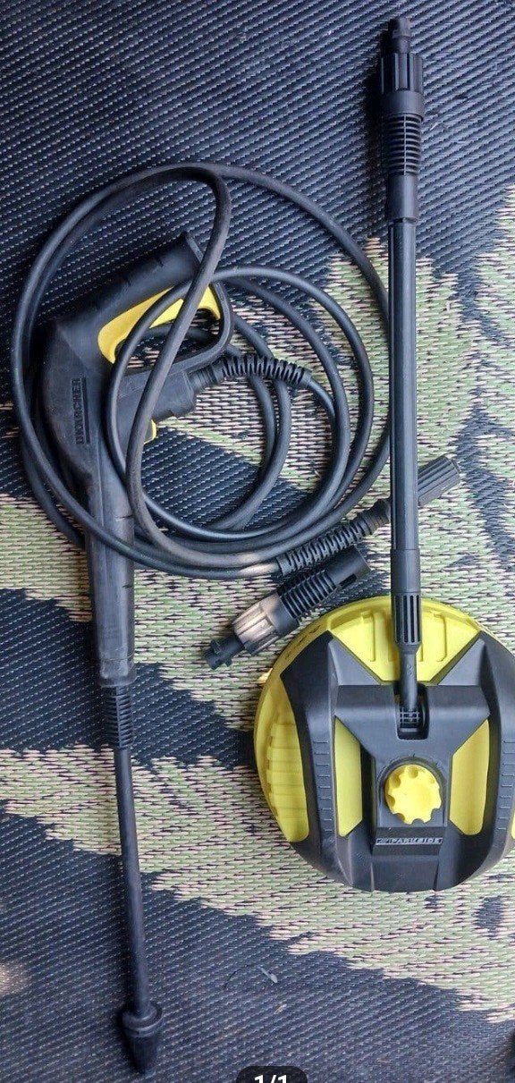 Kärcher hogedrukreiniger accessoires  met terrasreiniger, Ophalen of Verzenden, Gebruikt, Elektrisch