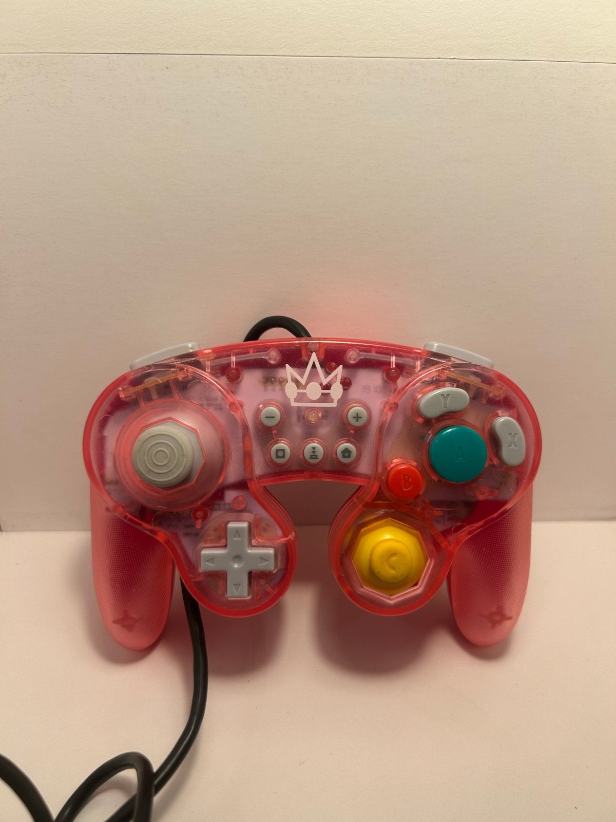 Transparant roze GameCube controller, Ophalen of Verzenden, Nintendo, Zo goed als nieuw