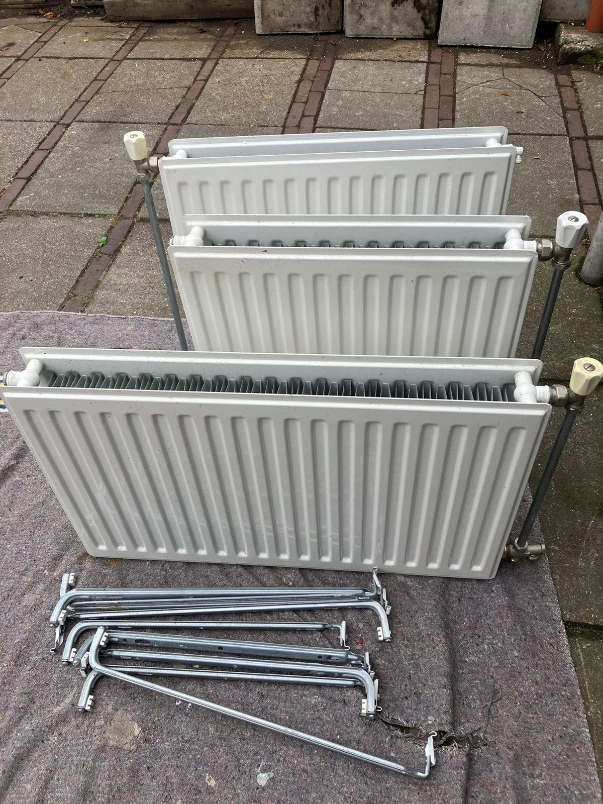 Stelrad radiatoren met dubble convector, Ophalen, 30 tot 80 cm, Gebruikt, Radiator