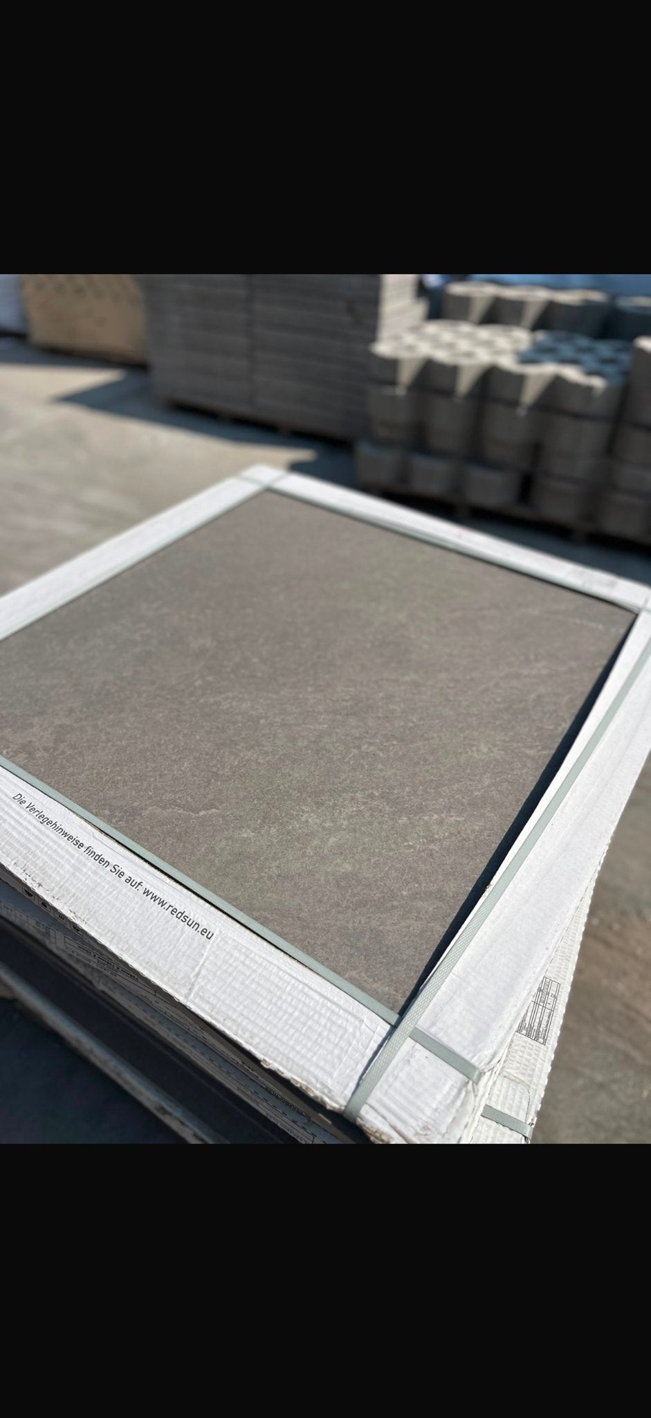 Keramische terrastegel Messina Grigio 80x80x2. 22,4 m2, Keramiek, Nieuw, Ophalen of Verzenden, 10 m² of meer