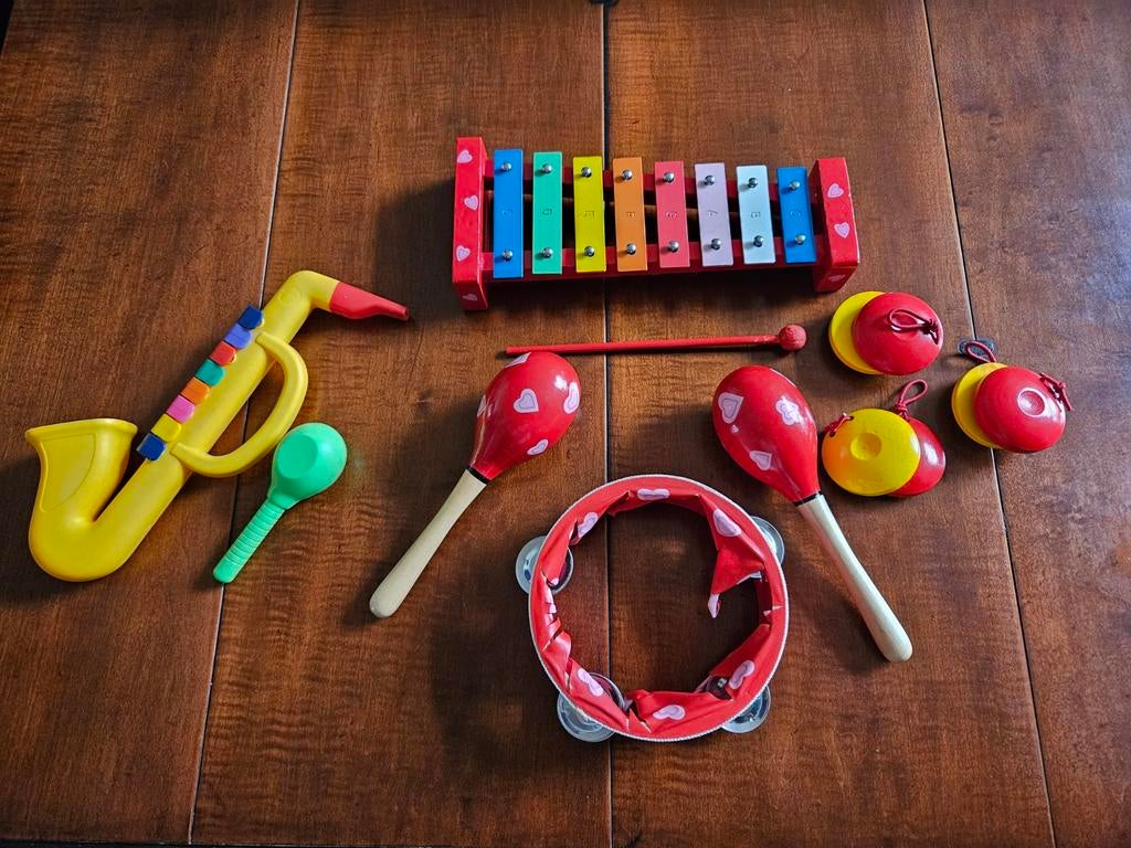 Houten muziekinstrumenten voor kinderen, Ophalen of Verzenden, Gebruikt