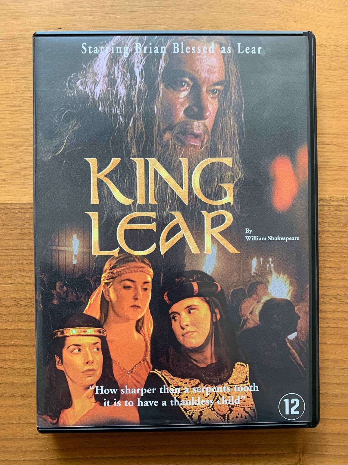King Lear by William Shakespeare (Brian Blessed) DVD, Engels, Historisch of Kostuumdrama, Nederlands, Ophalen of Verzenden