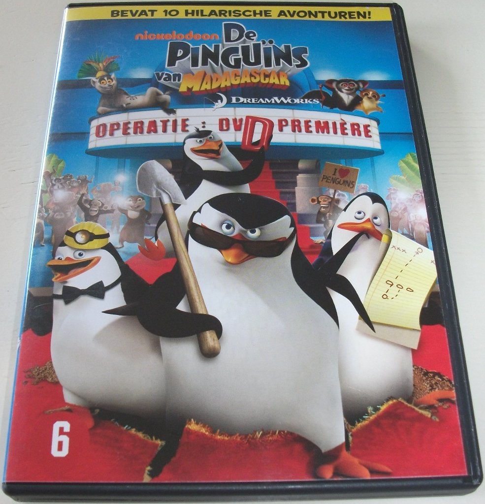Dvd *** PINGUÏNS VAN MADAGASCAR *** Operatie: Dvd Première, Animatie, Amerikaans, Ophalen of Verzenden, Zo goed als nieuw