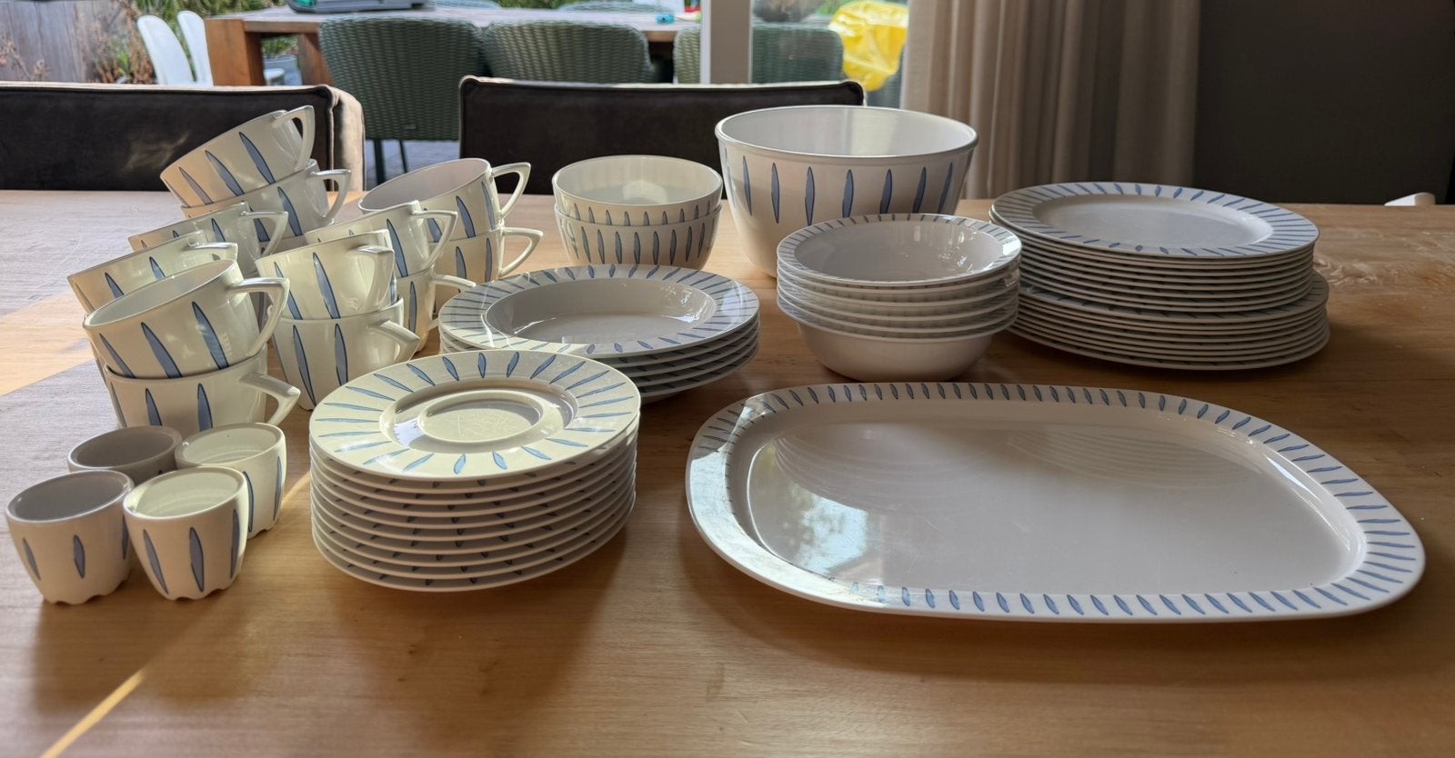Prachtige Mepal Rosti Wave Lavendel camping servies, Ophalen