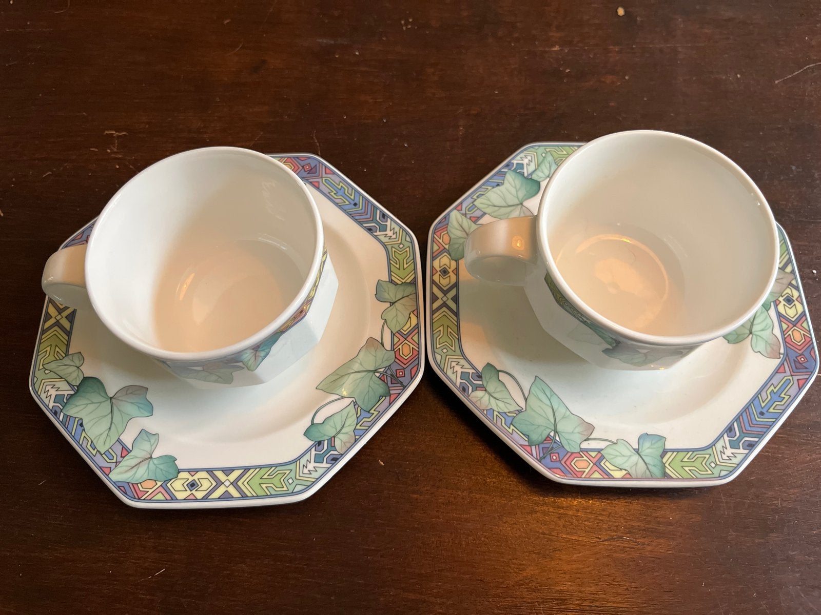 Villeroy & Boch Pasadena kop en schotel set (2 stuks), Huis en Inrichting, Klassiek, Villeroy & Boch, Ophalen of Verzenden, Zo goed als nieuw