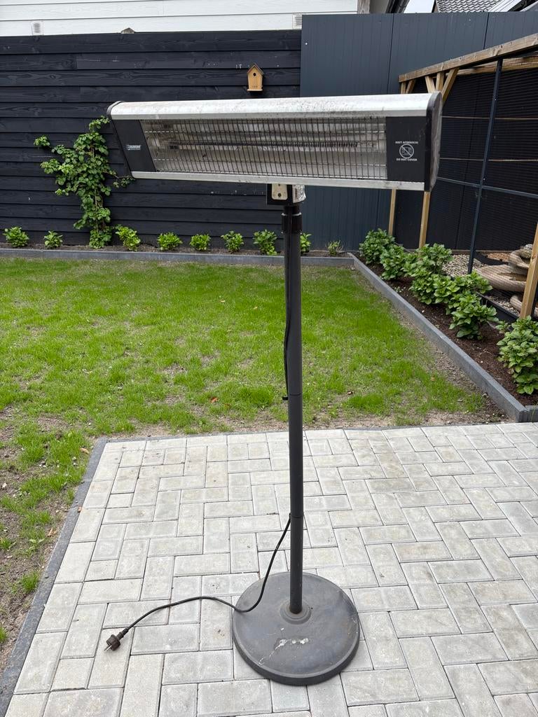 Eurom TH1800S Terrasverwarmer - Elektrisch, Gebruikt, Vloer, Waterbestendig, Ophalen