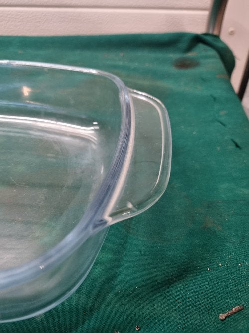 ovenschaal glas middel, Ophalen of Verzenden, 'T Olde Gre-j, Info@toldegrej.nl, Endepoelstraat 20f Didam