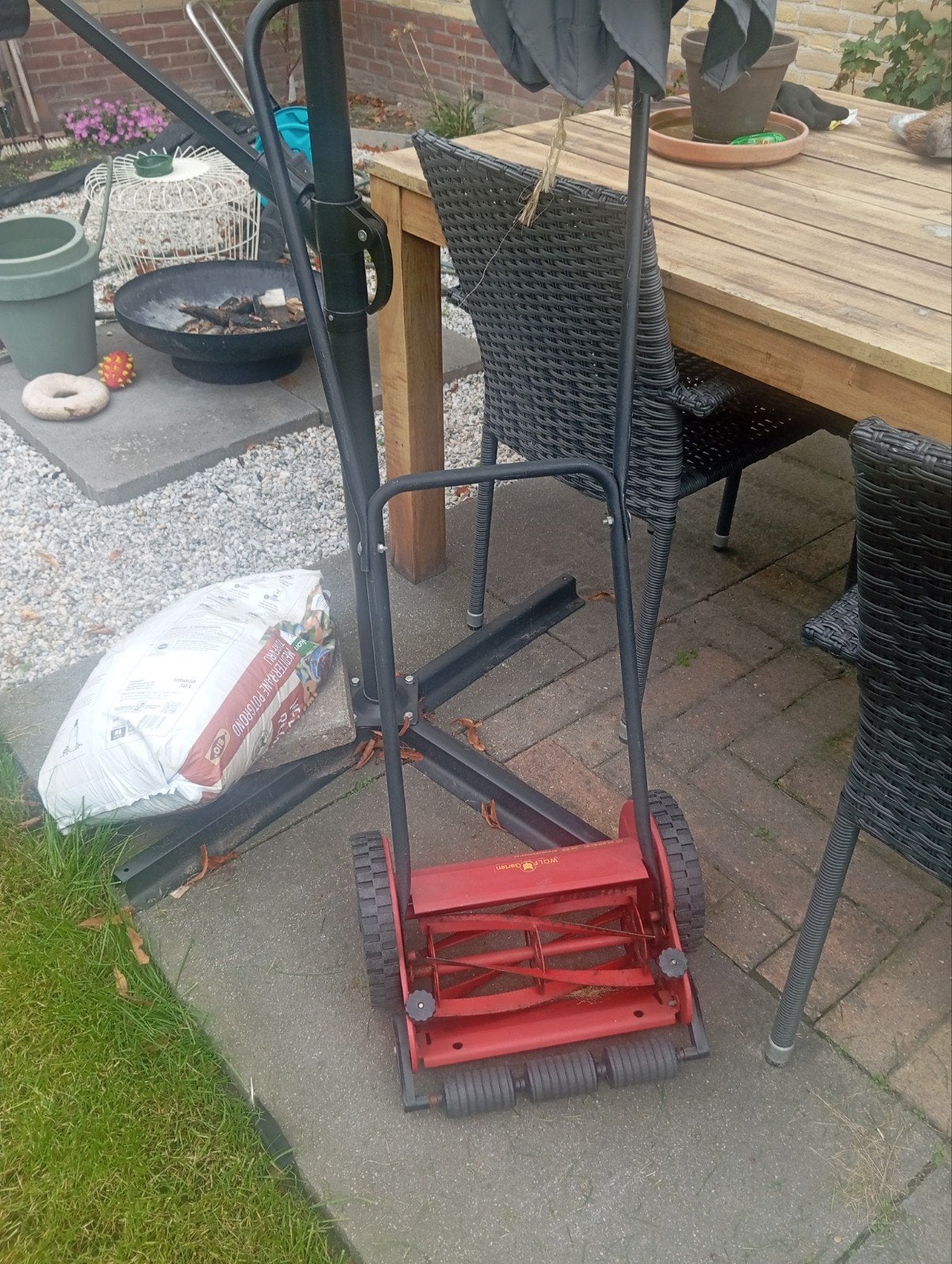 Wolf Garten Exact 28 Standard Handgrasmaaier, Tuin en Terras, Ophalen, Handgrasmaaier, Minder dan 30 cm, Kooimesmaaier