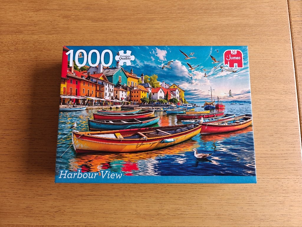 Jumbo Puzzel Harbour View 1000 stukjes, Ophalen of Verzenden, 500 t/m 1500 stukjes, Zo goed als nieuw, Legpuzzel