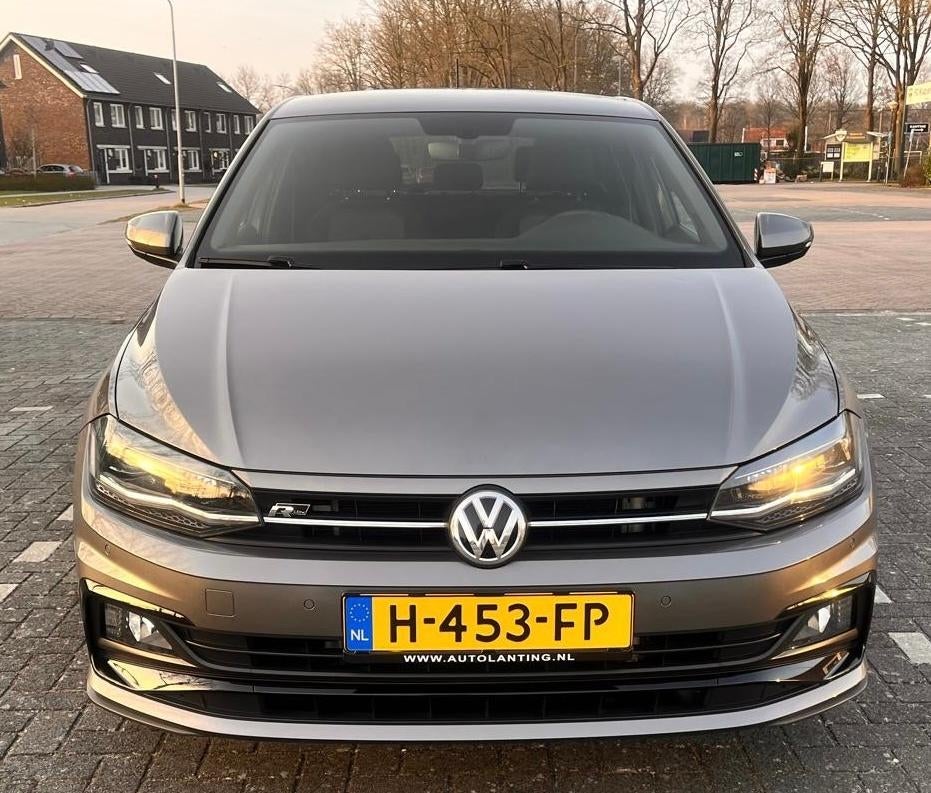 Volkswagen Polo 1.0 TSI 115pk 7-DSG 2019 Grijs, Auto's, USB, Overige bekleding, 49 €/maand, 115 pk
