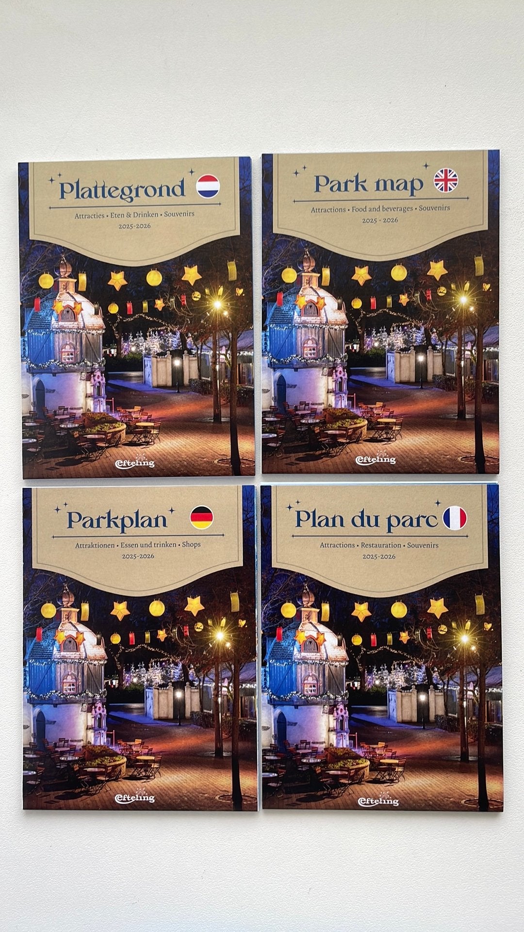Efteling Pattegrond set 2025-2026 Anton Pieck Plein, Ophalen of Verzenden, Nieuw, Overige typen