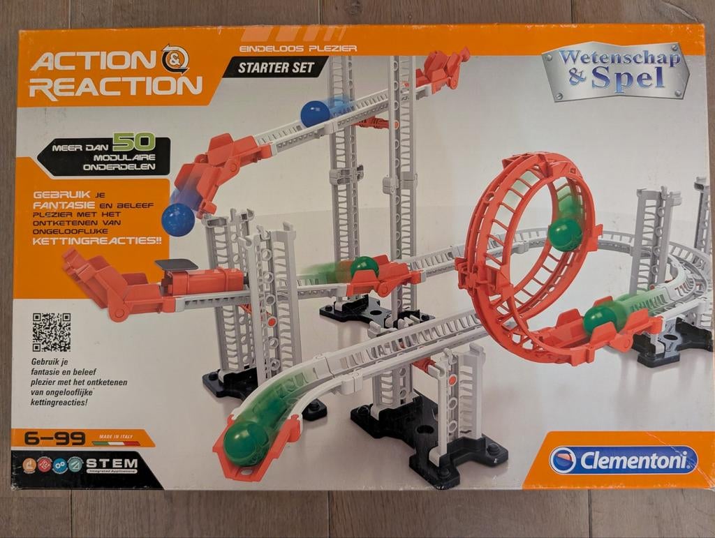 Clementoni Action Reaction Starter Set - Kettingreactie, Ophalen, Zo goed als nieuw, Bouwen