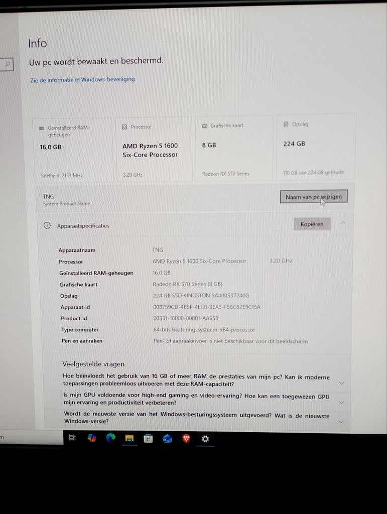 Complete game pc, Zo goed als nieuw, Grijs, 16 GB, Ophalen