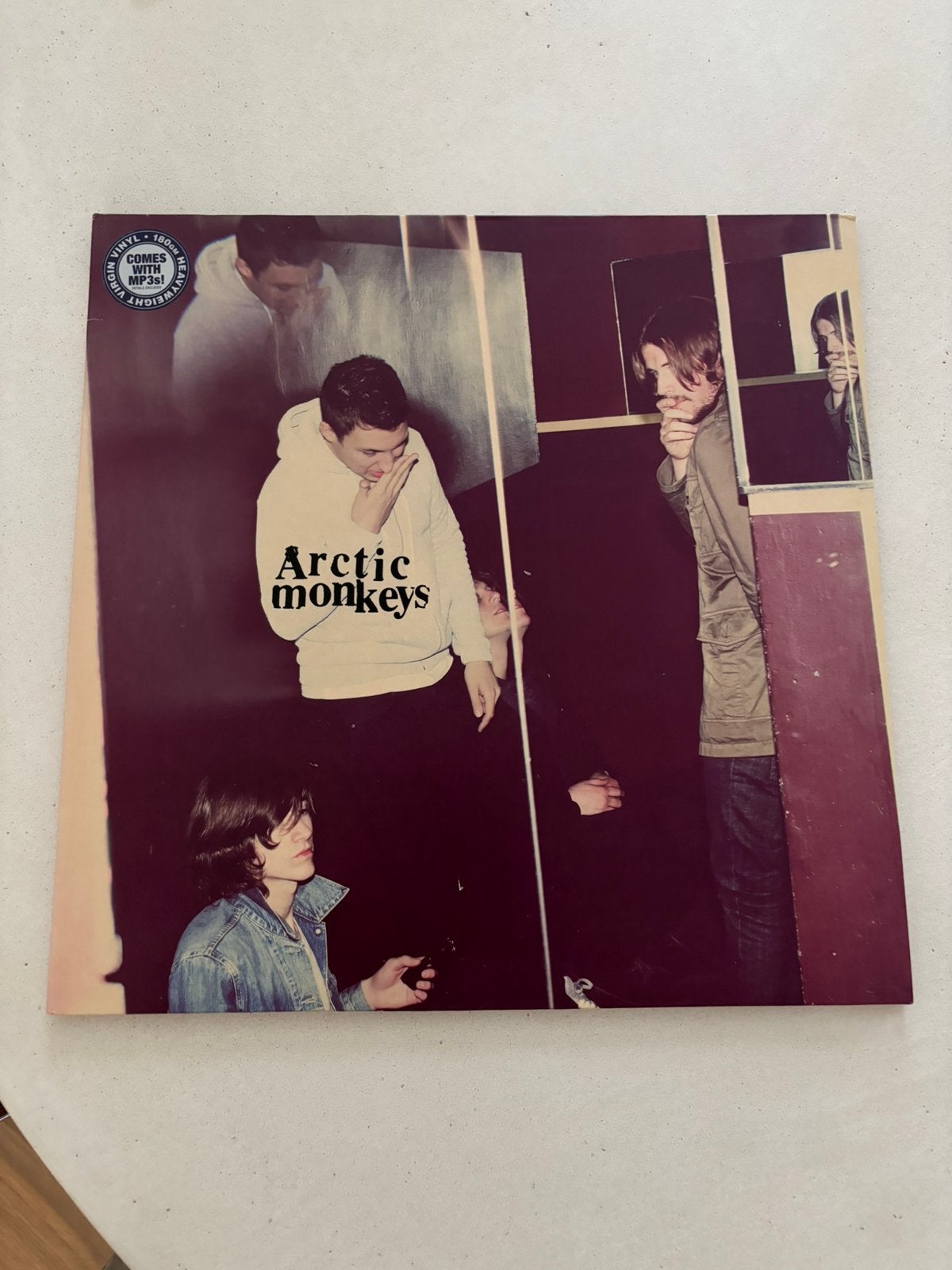 Lp arctic monkeys - humburg 2009 1ste persing near mint, Ophalen of Verzenden, Zo goed als nieuw, 12 inch, Poprock