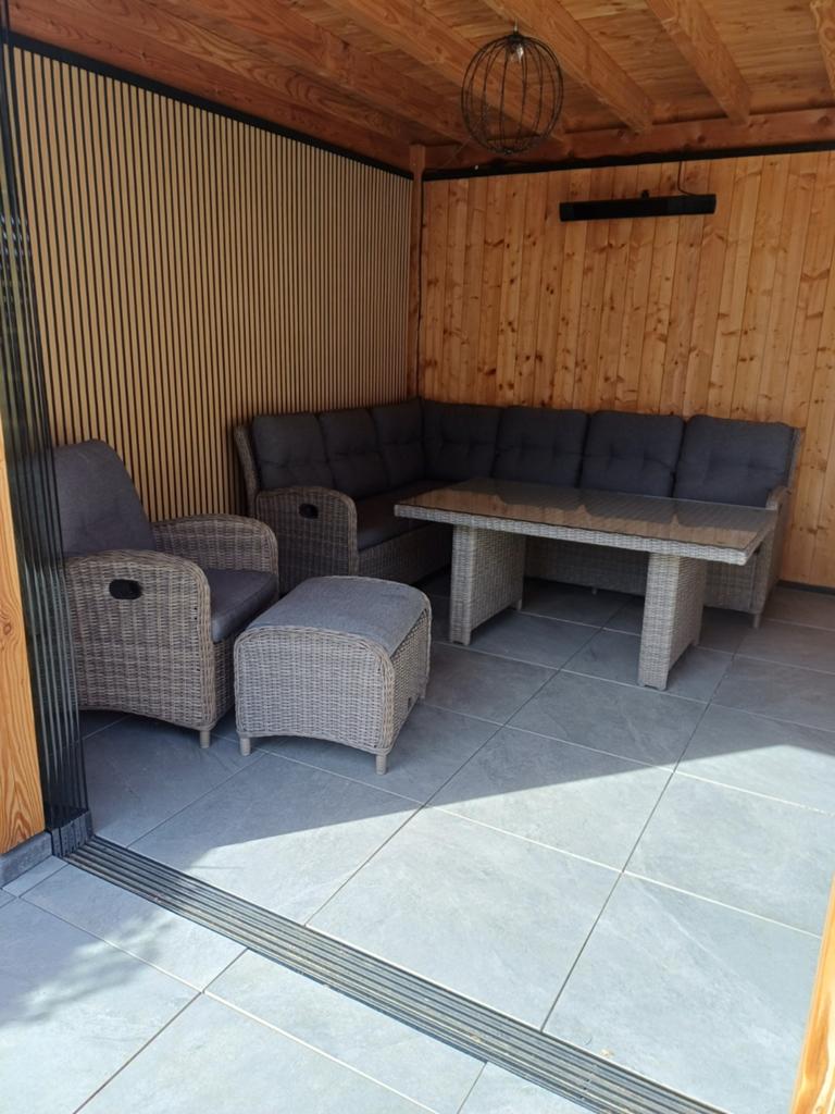 Nieuwstaat Le Sud Lounge dining set, Tuin en Terras, Ophalen, Zo goed als nieuw, Hocker