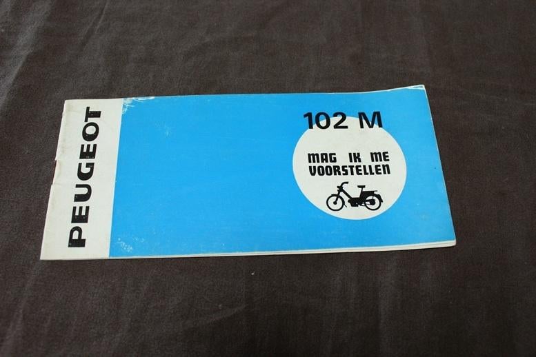 Peugeot 102  1974 bromfiets instructie boekje, Ophalen of Verzenden, Nieuw