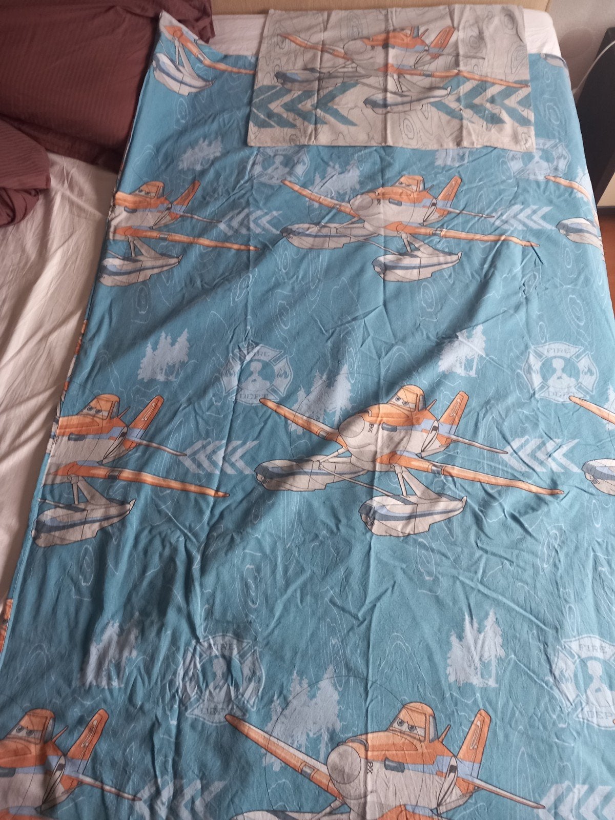 Dekbedovertrek Disney Planes Dusty Crophopper, Gebruikt, Overige merken, Blauw, Dekbedovertrek