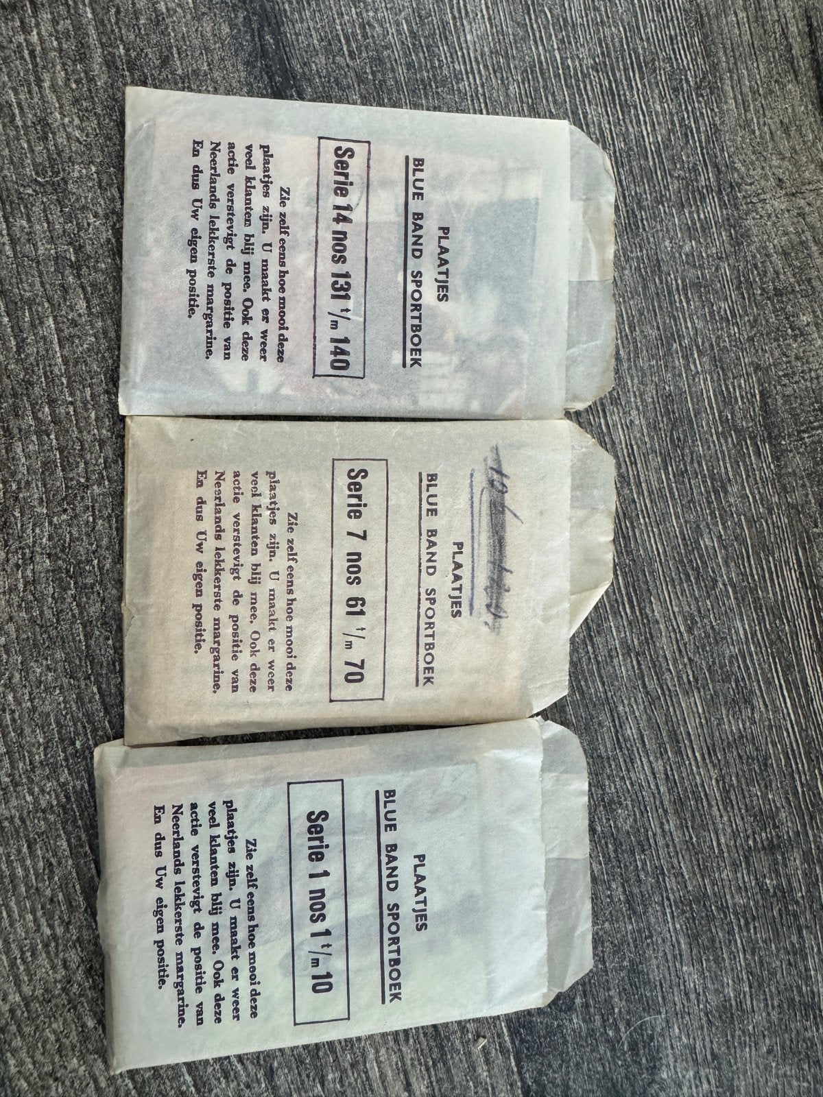 Vintage blueband sport kaatjes, Verzamelen, Ophalen of Verzenden, Zo goed als nieuw