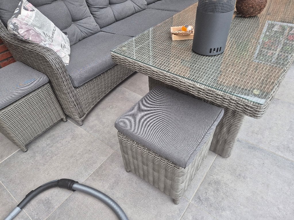 Suns Richmond Lounge/Dining Set Ash Grey - Zo goed als nieuw, Ophalen, Overige materialen, Zo goed als nieuw, Loungeset