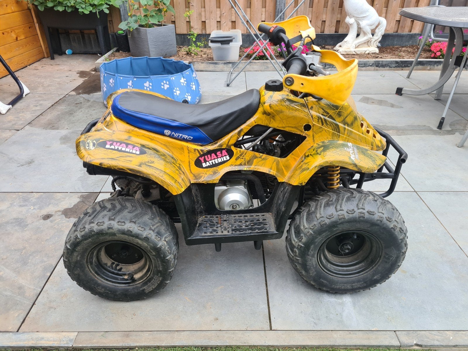 110cc Automaat Quad  klein projectje, Fietsen en Brommers, Minibikes, Midibikes en Pitbikes, Ophalen of Verzenden, 110 cc