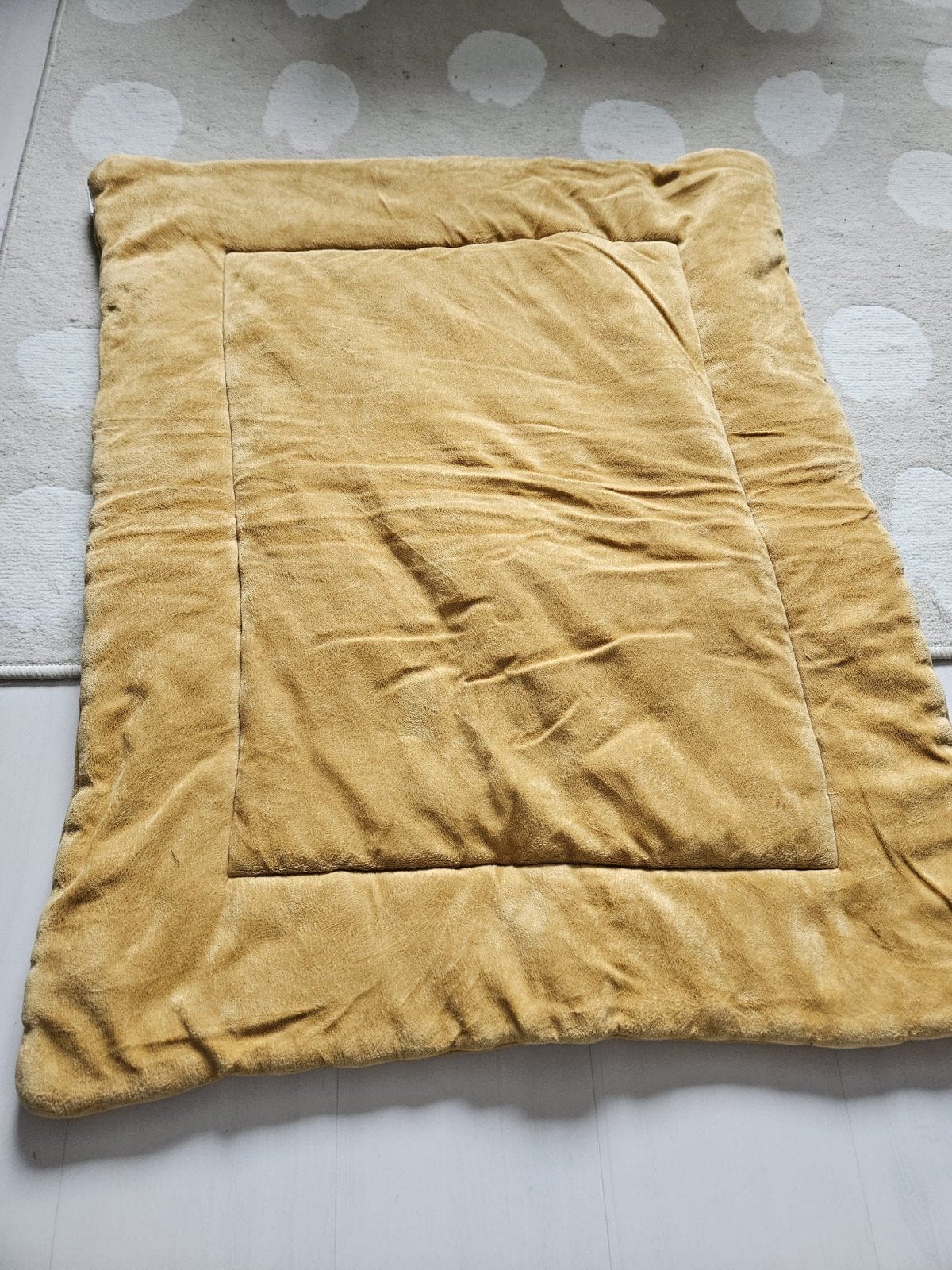 Meyco Boxkleed Okergeel - Tweezijdig te gebruiken, Ophalen, Gebruikt, Rechthoekig, Boxkleed
