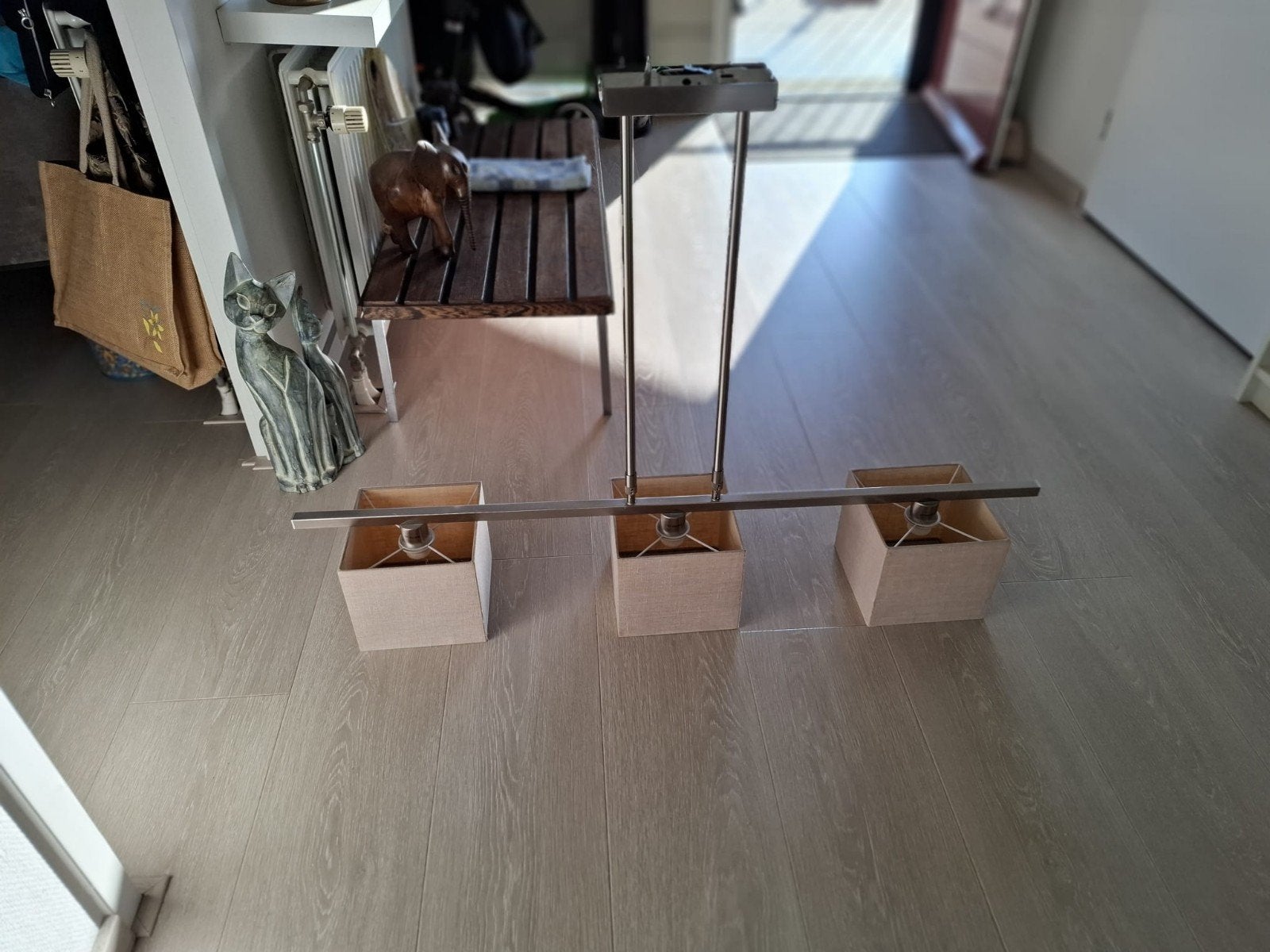 tafel lamp., Ophalen