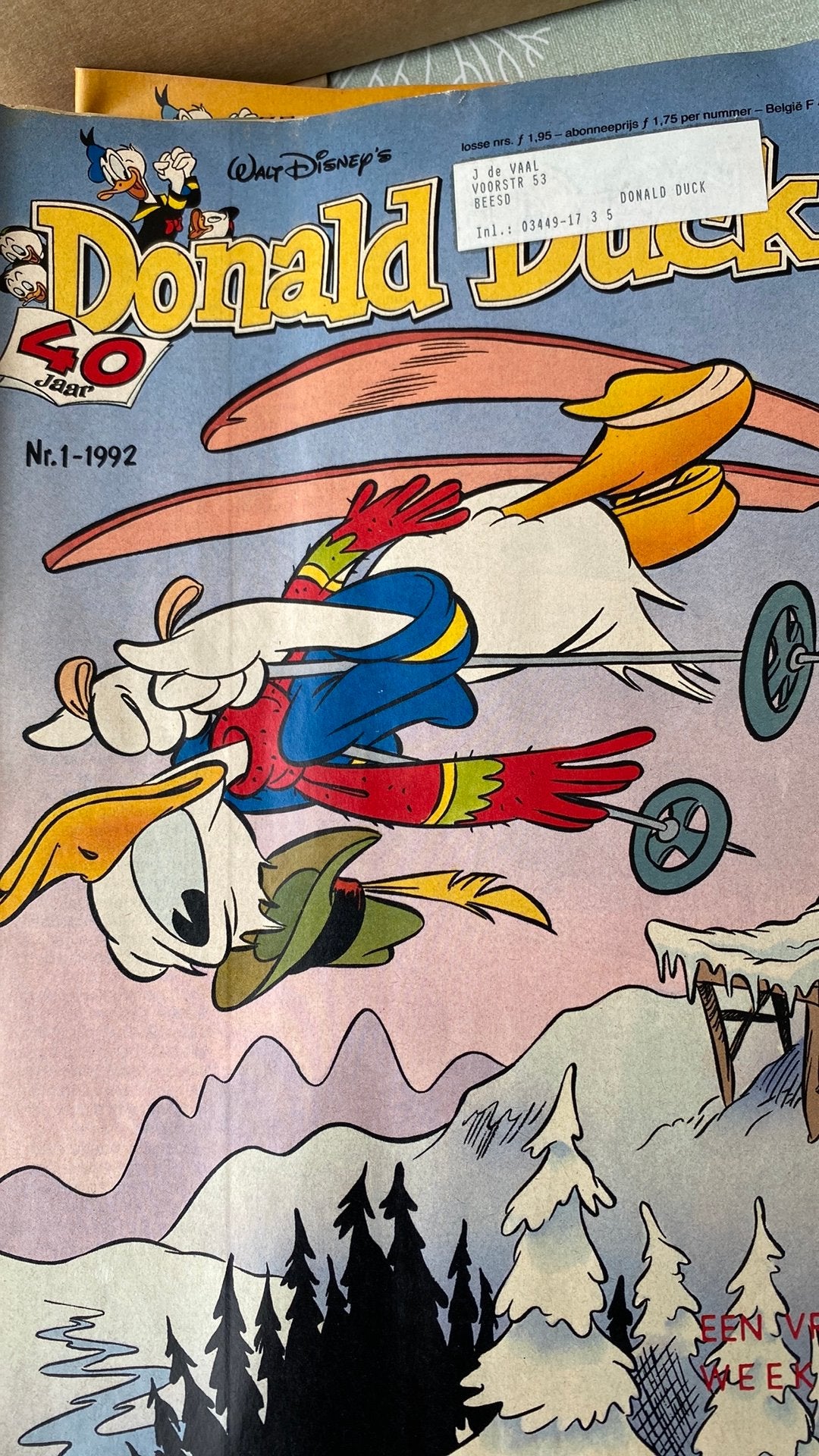 Jaargang donald duck 1992 nr: 1 t/m 53, Meerdere comics, Ophalen, Gelezen, Europa