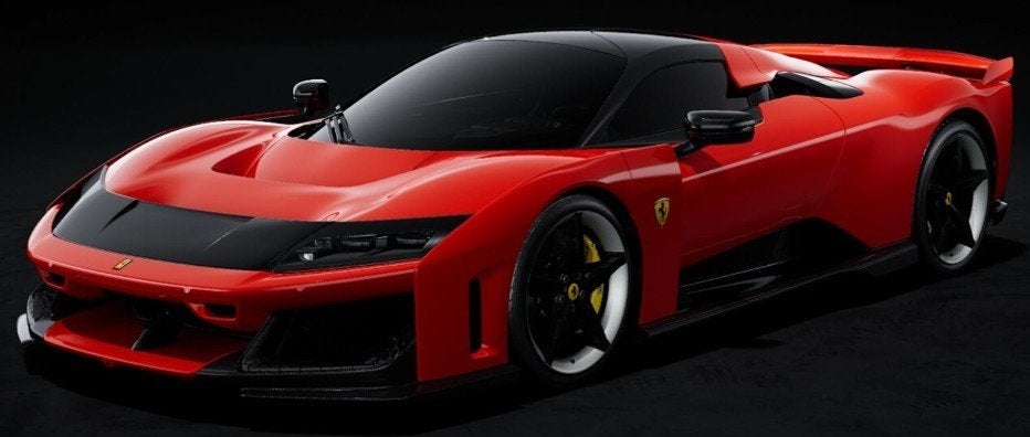 Ferrari F80 Rood 2-Tone velg 1:12 BBR1223A1 BBR PRE-ORDER, Ophalen of Verzenden, Nieuw, 1:9 t/m 1:12, Auto