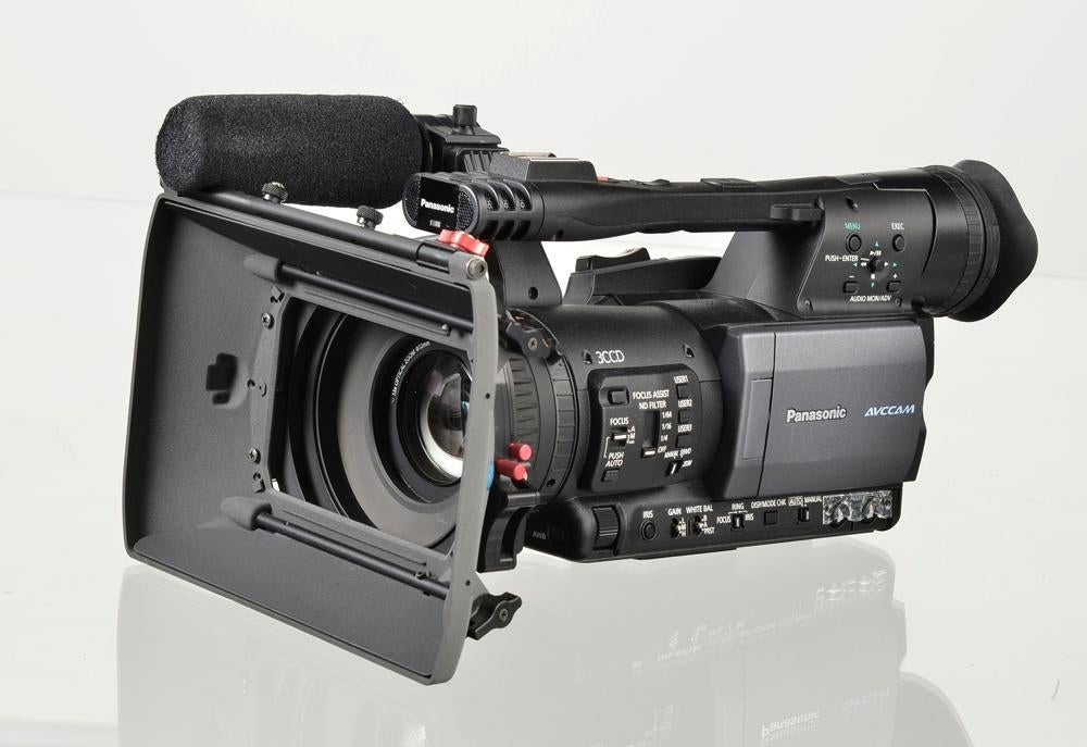 panasonic ag-hmc153mc pro. videocamera zgan compleet, Ophalen, Panasonic, Zo goed als nieuw, 8 tot 20x