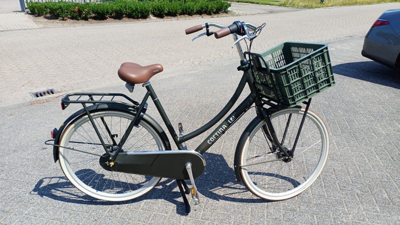 Cortina U4 D61 damesfiets Elegance Green Matt NIEUW, Ophalen, Cortina U4 transportfiets, Versnellingen, Nieuw