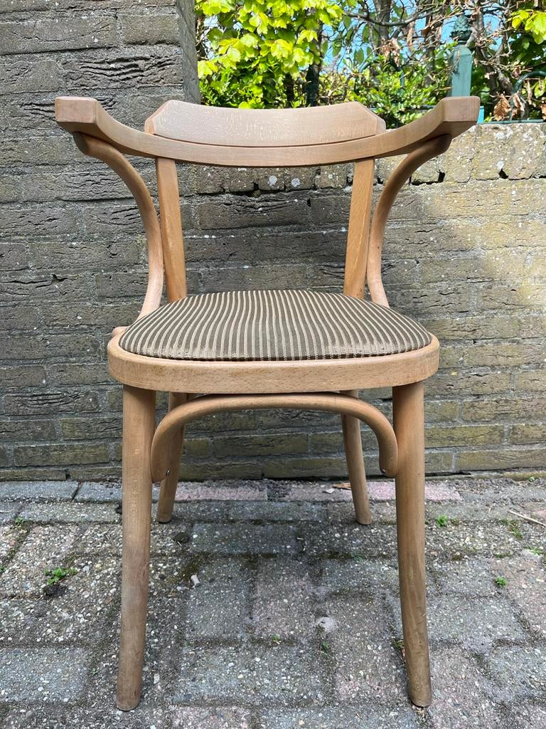 Leuke houten restaurant stoelen, zelf te bekleden, Ophalen, Gebruikt, Bruin, Eén