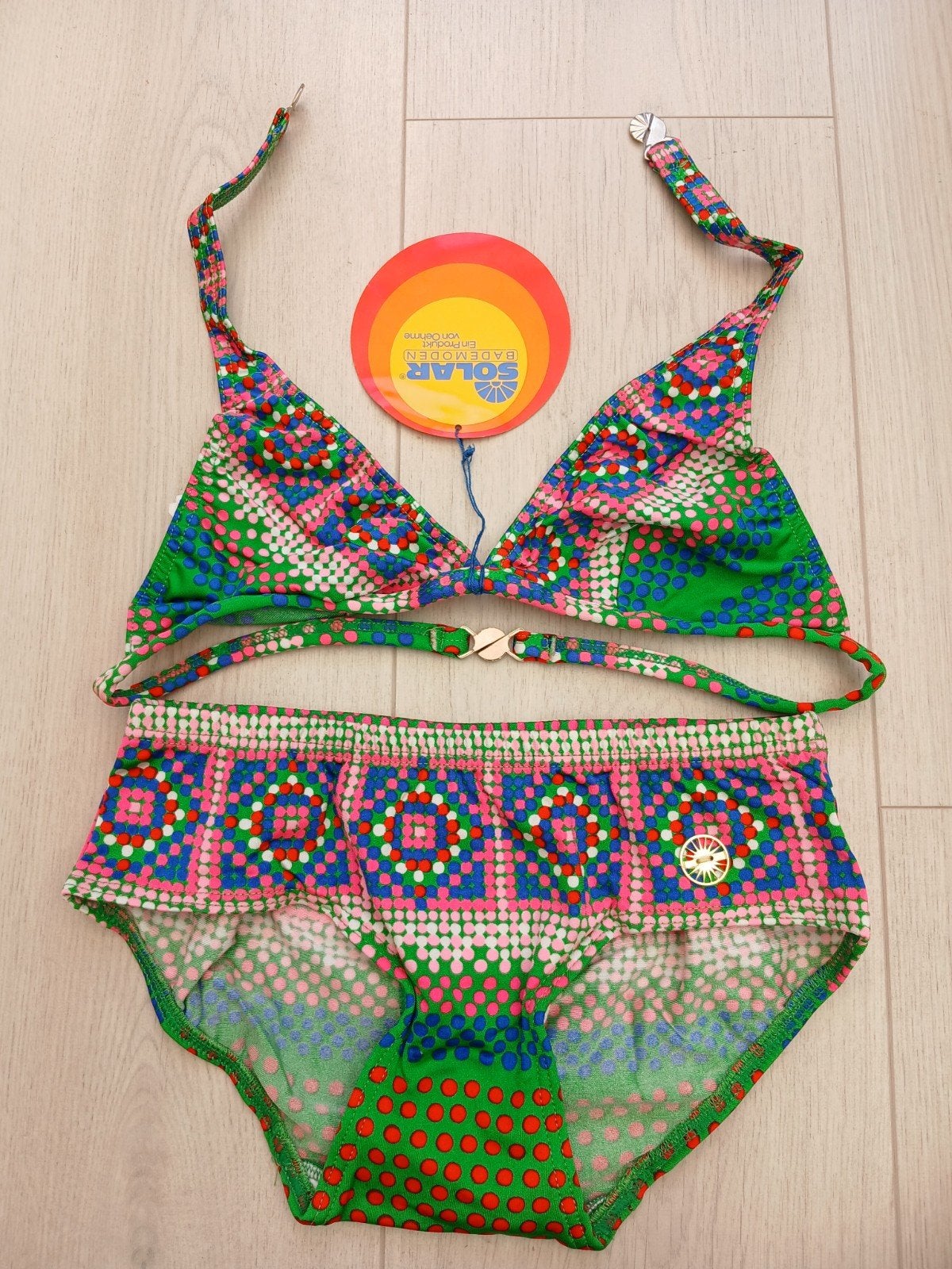 Solar Nieuwe Groene Bikini Maat 38, Kleding | Dames, Ophalen of Verzenden, Nieuw, Groen, Bikini