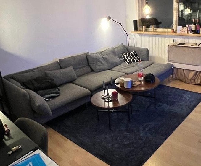 IKEA grijze Soderhamn bank, Ophalen, Gebruikt, Hoekbank, 300 cm of meer