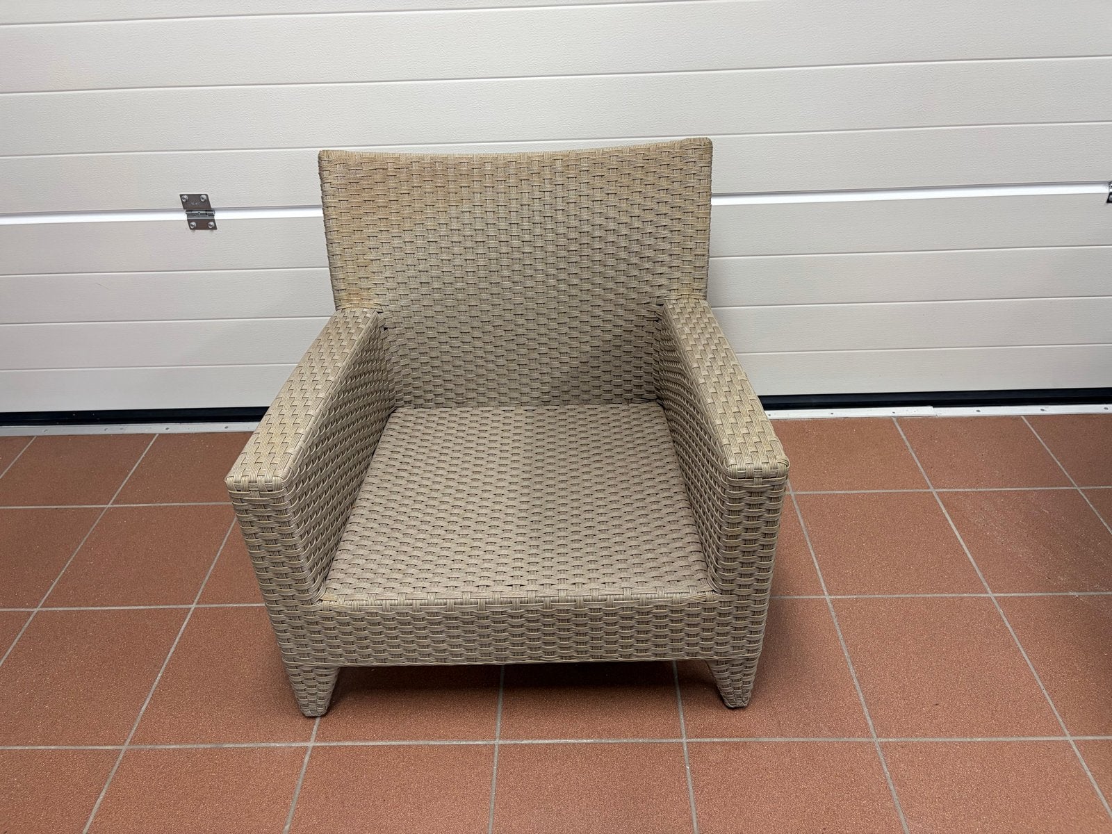 Royal Botania Wicker Tuinstoel - Gebruikt, Ophalen, Gebruikt, Wicker