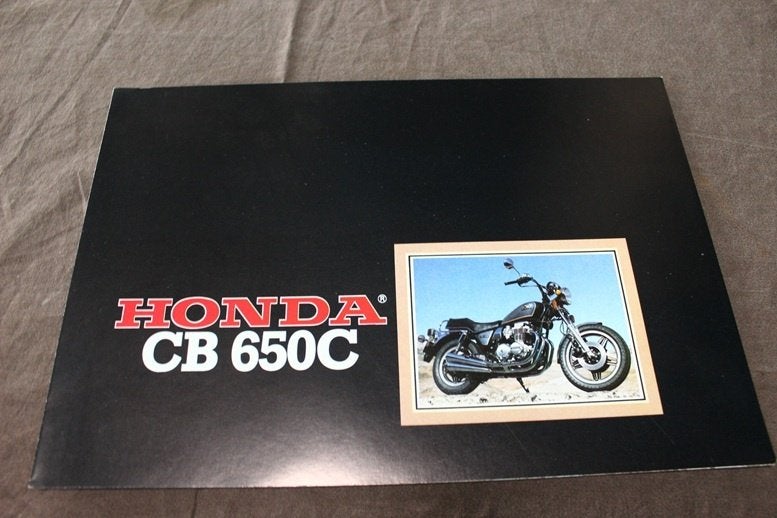 Honda CB650C motorfiets verkoop folder brochure CB 650 C, Ophalen of Verzenden, Honda