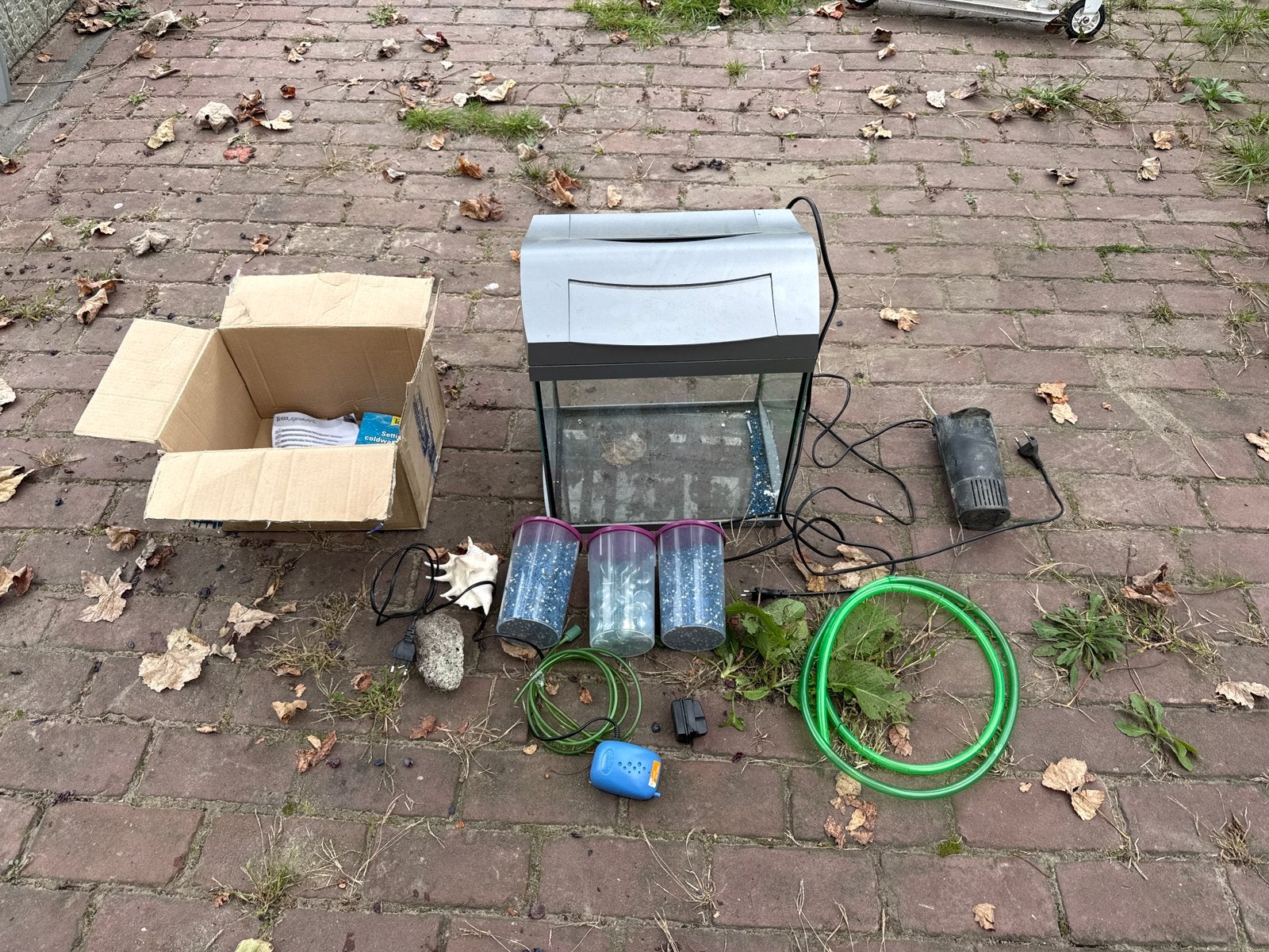 Tetra Aquarium 30L Set + Filter & Accessoires, Ophalen, Gebruikt, Leeg aquarium