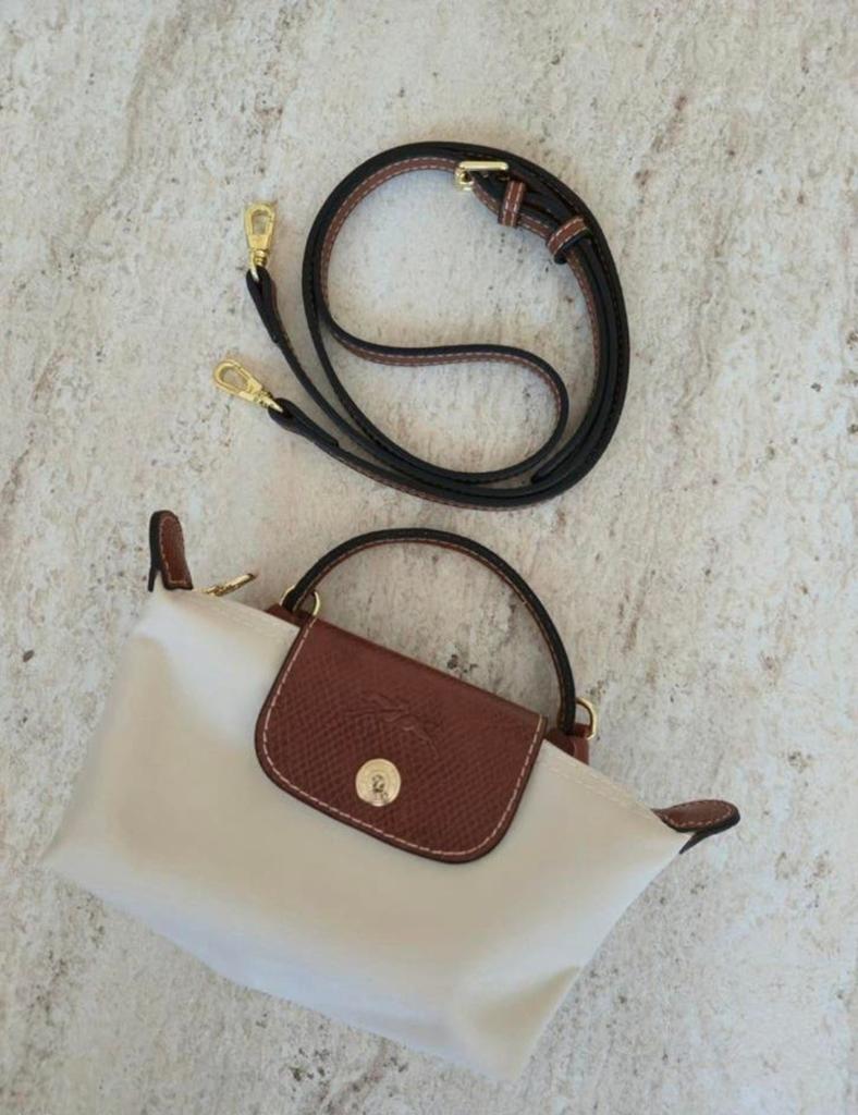 Dames tas longchamp met schouderband le pliage, Ophalen of Verzenden, Zo goed als nieuw, Zwart, Handtas