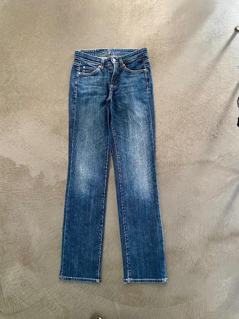 J559 Cambio maat 36=S jeans spijkerbroek broek Nora straight, Cambio, Blauw, Ophalen of Verzenden, Zo goed als nieuw