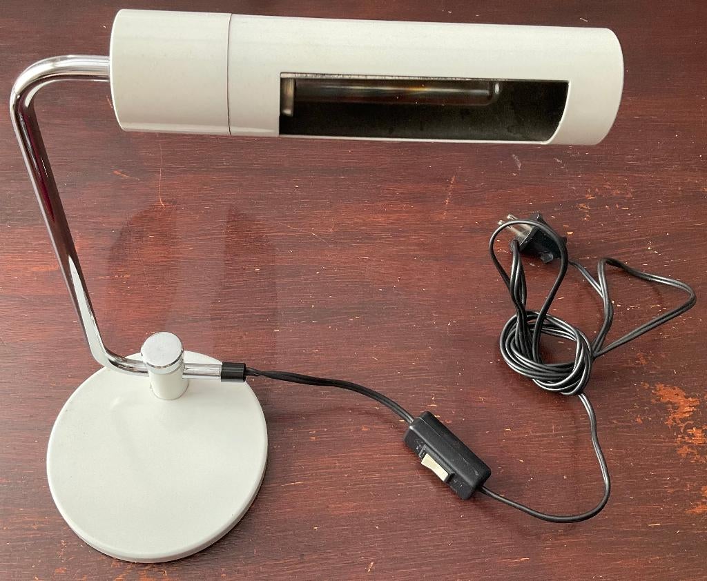 Bureaulamp - 1960 - HALA Zeist - Design H. Th. J.A. Busquet, Ophalen, Gebruikt, Modernisme, Metaal